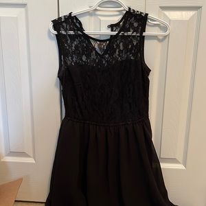Beautiful black lace bodice dress h &m